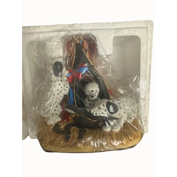 1994 Anheuser-Busch Horseplay Special Edition Dalmatian Puppies Figurine With Bo - Picture 4 of 6